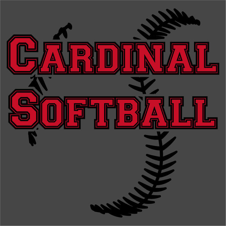 Cardinal Dynasty Softball Booster Club shirt design - zoomed