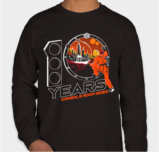 CONsole Room 2023: Ten Year Celebration Fundraiser - unisex shirt design - front