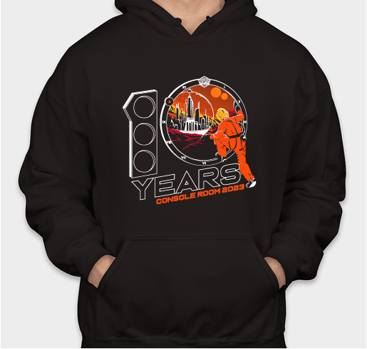 CONsole Room 2023: Ten Year Celebration shirt design - zoomed
