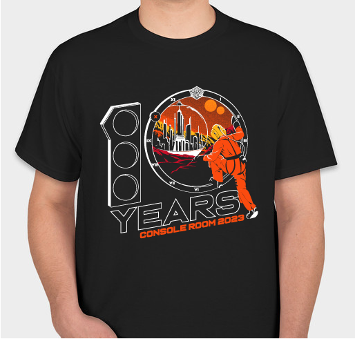 CONsole Room 2023: Ten Year Celebration Fundraiser - unisex shirt design - front