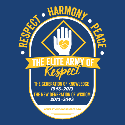The Elite Army of Respect shirt design - zoomed