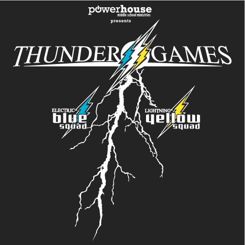 Thunder Games 2015 shirt design - zoomed