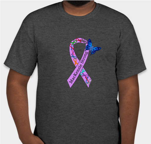 MacKenzie Strong! Fundraiser - unisex shirt design - front