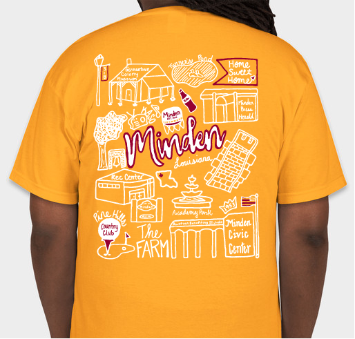 Miss Minden 2023 - St. Jude Fundraiser Fundraiser - unisex shirt design - back