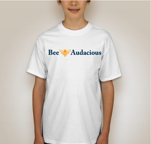 Bee Audacious Fundraiser - unisex shirt design - back