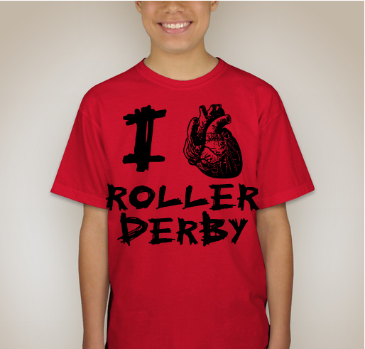 Dent County Riveters roller derby team Fundraiser - unisex shirt design - back