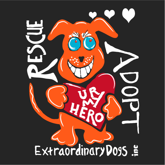 Heroes for "Death Row" Dogs shirt design - zoomed
