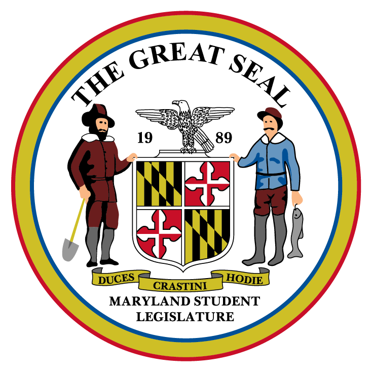 Maryland Student Legislature Great Seal Shirt shirt design - zoomed