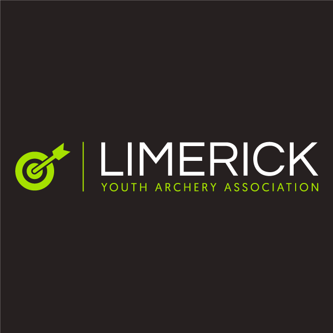 Limerick Youth Archery Association 2023 Clothing Fundraiser shirt design - zoomed