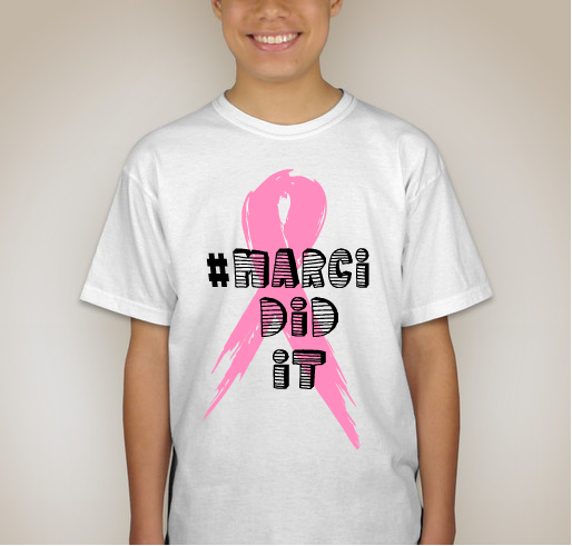 Marci Did It Fundraiser - unisex shirt design - back