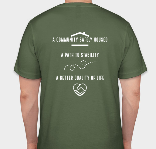 Quixote Communities - Orting Veterans Village T-Shirt Drive Fundraiser - unisex shirt design - back
