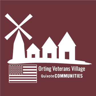 Quixote Communities - Orting Veterans Village T-Shirt Drive shirt design - zoomed