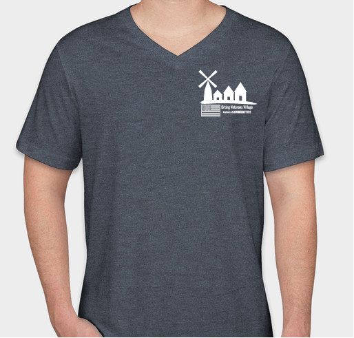 Quixote Communities - Orting Veterans Village T-Shirt Drive Fundraiser - unisex shirt design - front