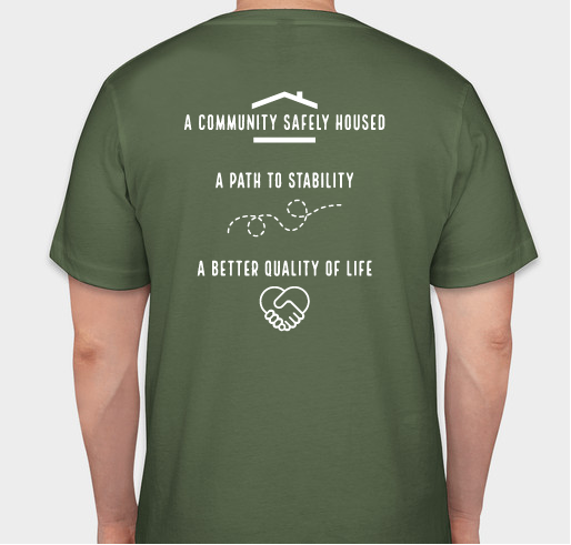 Quixote Communities - Quixote Village T-Shirt Drive Fundraiser - unisex shirt design - back