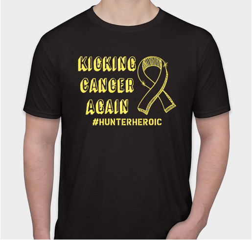 Hunter Heroic: Beating cancer again! Fundraiser - unisex shirt design - front
