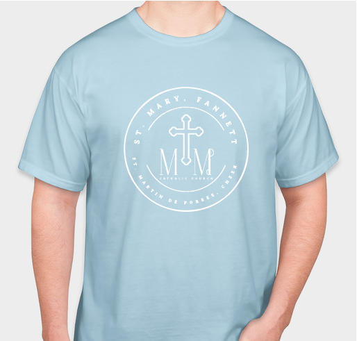 St. Mary and St. Martin Parish Logo Shirt Fundraiser - unisex shirt design - front