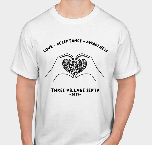 Autism Awareness/Acceptance Day 2023 Fundraiser - unisex shirt design - small