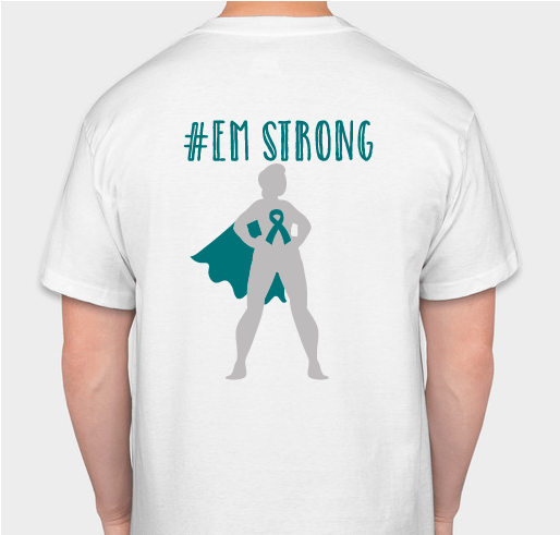 Fighting Lung Cancer & Stage 4 ovarian Cancer Fundraiser - unisex shirt design - back
