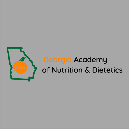 Georgia Academy of Nutrition and Dietetics shirt design - zoomed