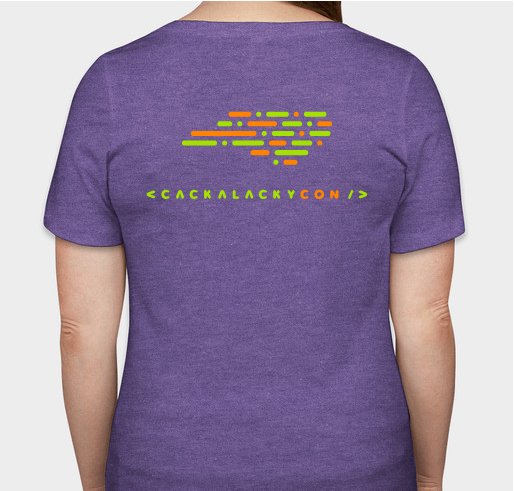 Cackalacky Con Fundraiser - unisex shirt design - back