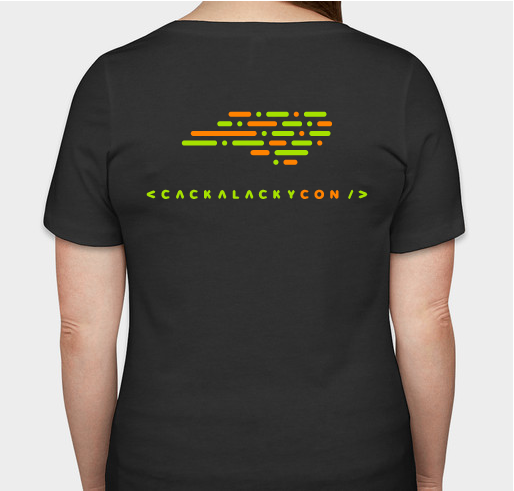 Cackalacky Con Fundraiser - unisex shirt design - back