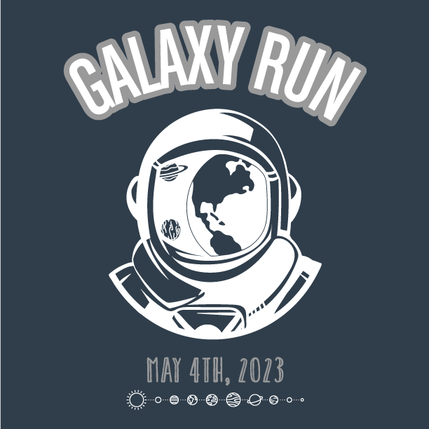 Federation of Galaxy Explorers, Mike Rutherford Fund shirt design - zoomed