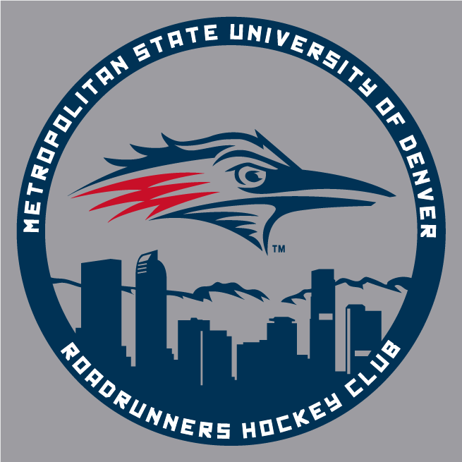 MSU Denver Hockey Fundraiser shirt design - zoomed