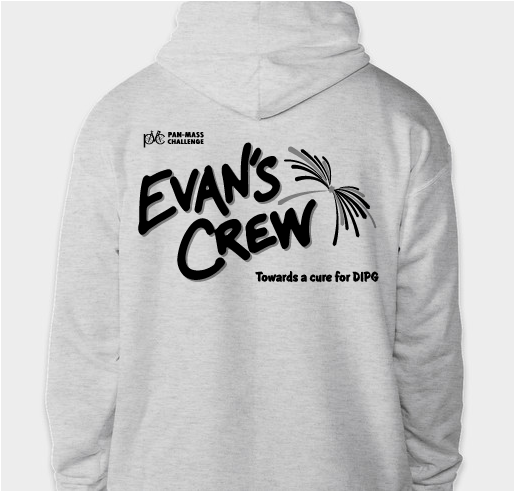 Evan’s Crew: DIPG Research Fundraiser - unisex shirt design - back