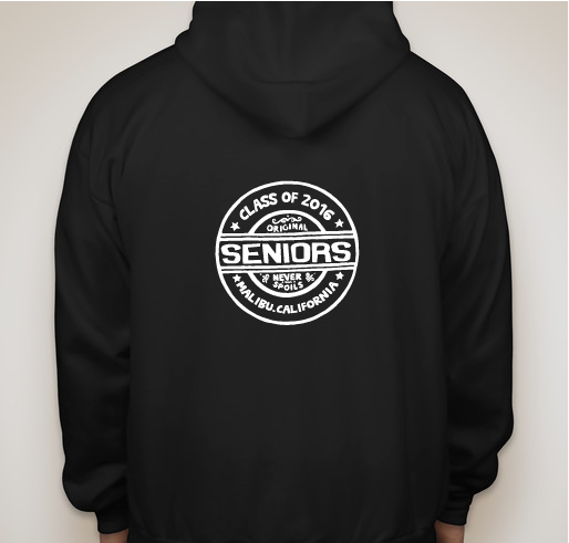 Malibu High School Senior Sweatshirts Fundraiser - unisex shirt design - back