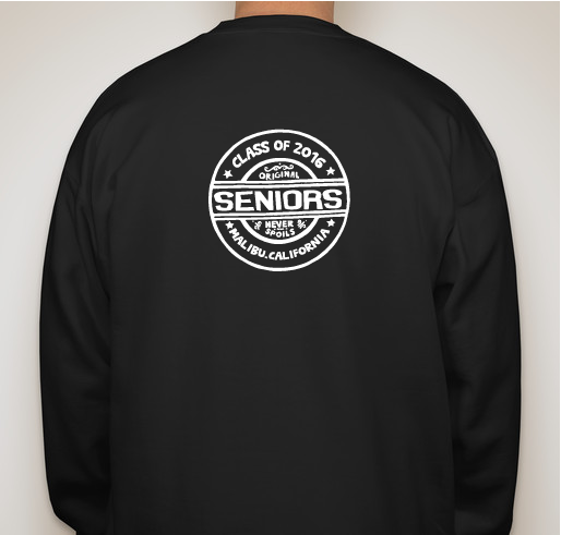 Malibu High School Senior Sweatshirts Fundraiser - unisex shirt design - back