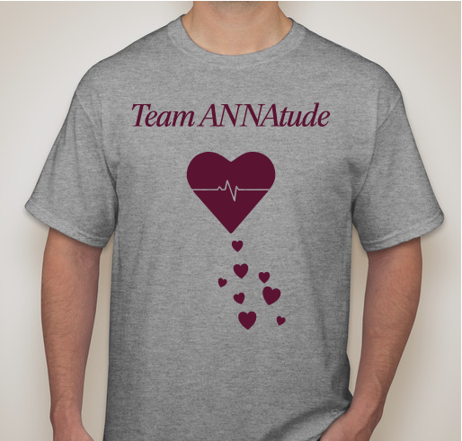 All Heart - Annabel's Story. Fundraiser - unisex shirt design - front