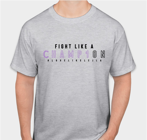 Fight Like a Champion Fundraiser - unisex shirt design - front