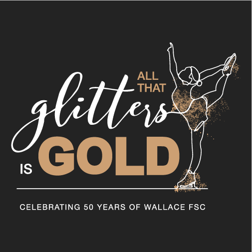Celebrating 50 years of Wallace Figure Skating Club! shirt design - zoomed