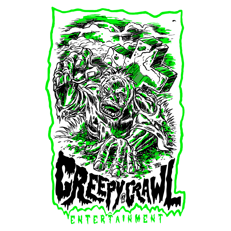 Creepy Crawl Entertainment Fundraiser shirt design - zoomed
