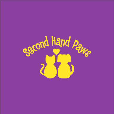 Second Hand Paws Fund Raiser shirt design - zoomed