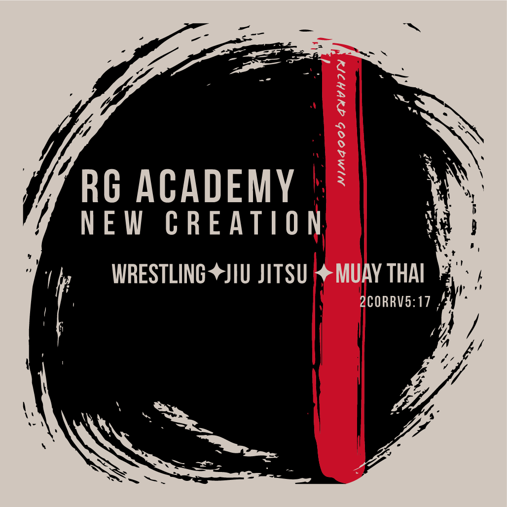 RG Academy New Creation Hoodie shirt design - zoomed