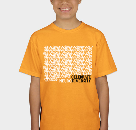 Celebrate Neurodiversity Round 2! Fundraiser - unisex shirt design - front