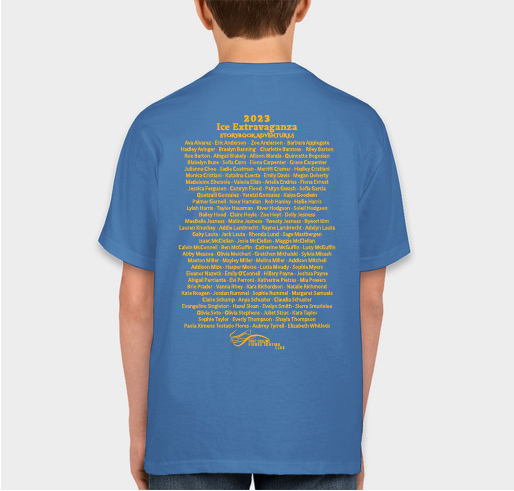 2023 Ice Extravaganza Shirt Fundraiser - unisex shirt design - back