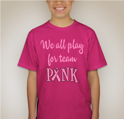 Team Pink Fundraiser - unisex shirt design - back