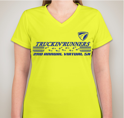 2ND ANNUAL TRUCKIN RUNNERS VIRTUAL 5K Fundraiser - unisex shirt design - front