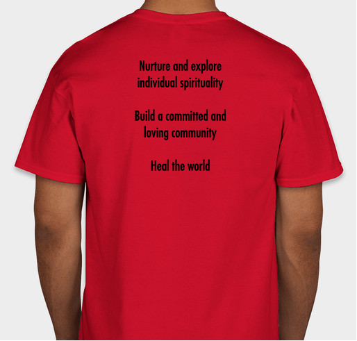 UUCR Shirt and Sweatshirt Sale Fundraiser - unisex shirt design - back