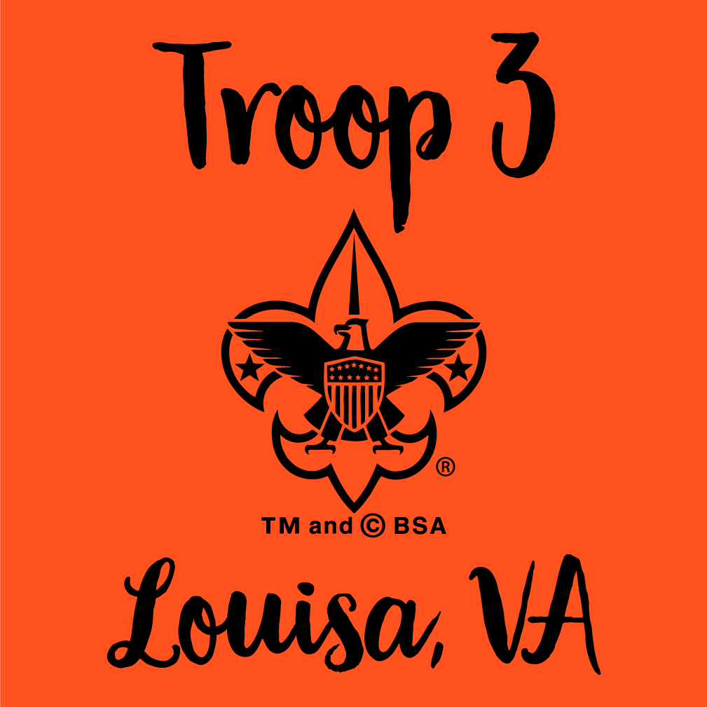 Troop 3 New T-shirt & Hoodie shirt design - zoomed