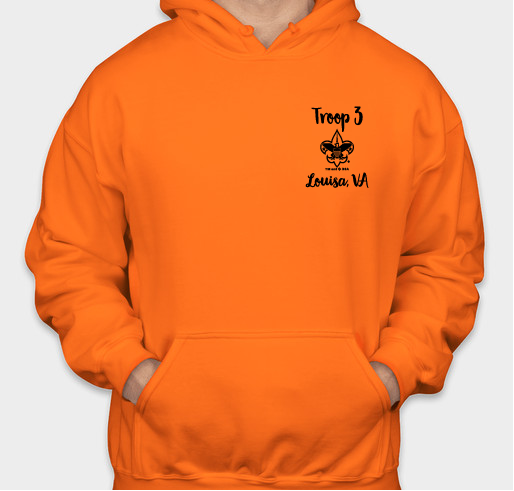 Troop 3 New T-shirt & Hoodie Fundraiser - unisex shirt design - front