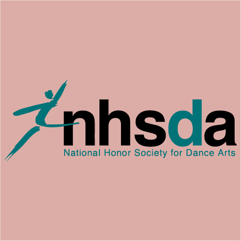 National Honor Society for Dance Arts Logo Apparel shirt design - zoomed