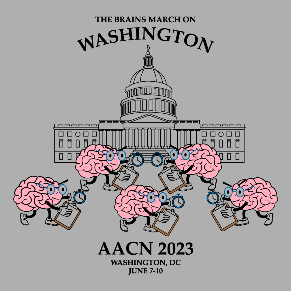 2023 Annual AACN Foundation T-Shirt Sale (V-Neck) shirt design - zoomed