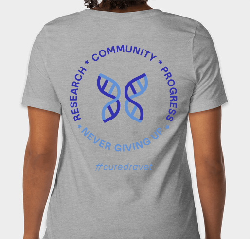 Dravet Syndrome Awareness Month T-Shirt Campaign Fundraiser - unisex shirt design - back