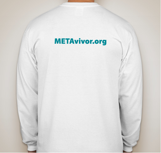 Lifer :: METAvivor ribbon Fundraiser - unisex shirt design - back