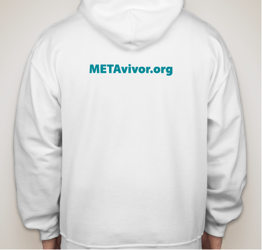 ThinkBeforeYouPink :: METAvivor ribbon Fundraiser - unisex shirt design - back