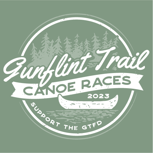 Gunflint Trail Canoe Races 2023 shirt design - zoomed