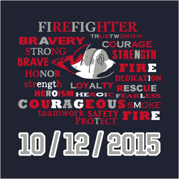 In Memory of the Fallen Kansas City Firemen shirt design - zoomed